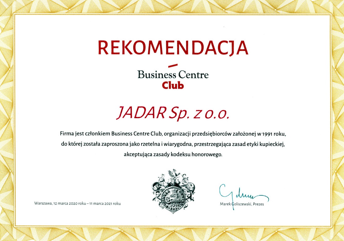 Rekomendacja Business Centre Club2
