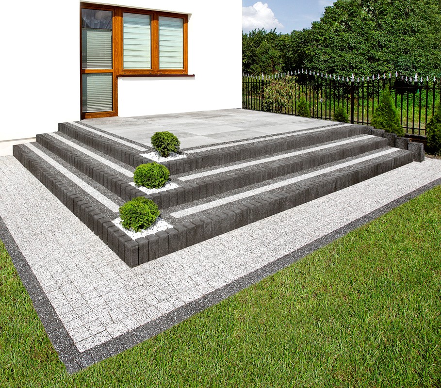 kostka brukowa na schody