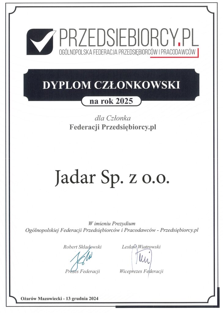 Dyplom Przedsiębiorcy Pl