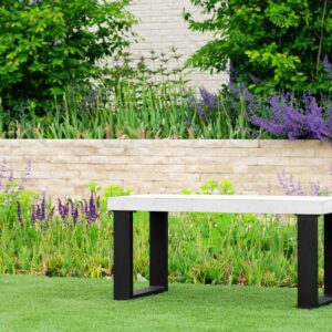 Ławka Brenda z betonowym blatem