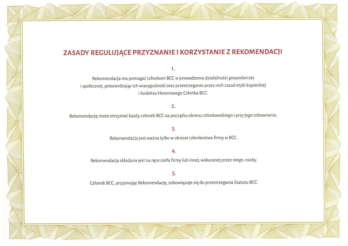 Rekomendacja dla Jadar BCC 2021a